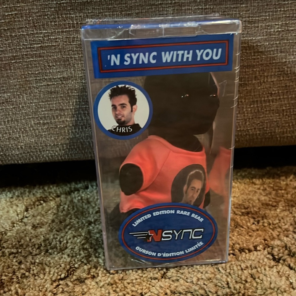 Vintage NSYNC Chris Limited Edition Bear number 4587  'NSYNC WITH YOU Plush